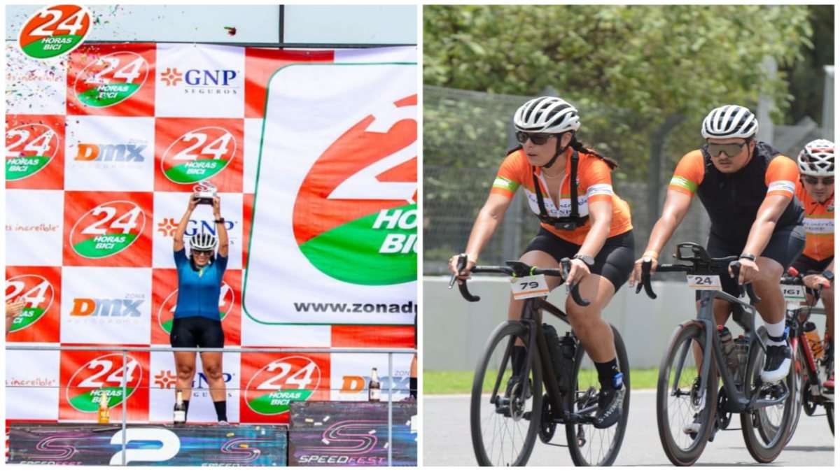 Superando barreras: Carolina Leiva, ciclista con esclerosis múltiple, desafía los límites pedaleando 24 horas en bicicleta