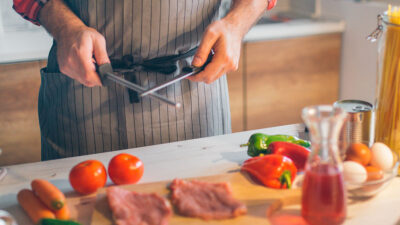 cómo afilar cuchillos casa