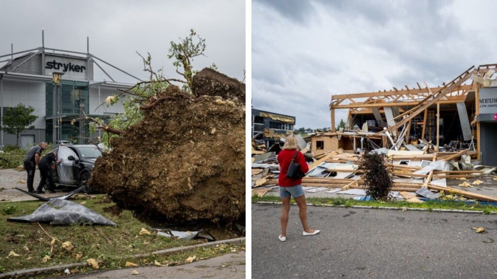 Violenta tormenta azota a Suiza