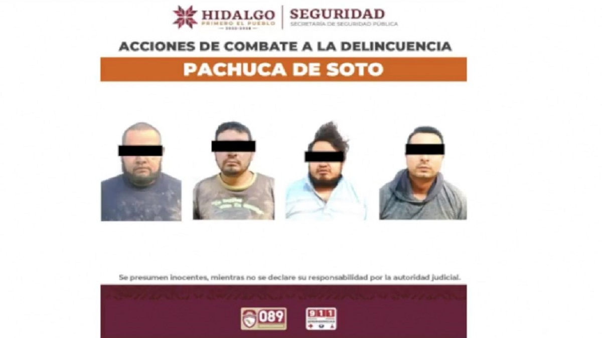 Detienen a 4 por dejar bolsas y maletas con restos humanos en Pachuca, Hidalgo