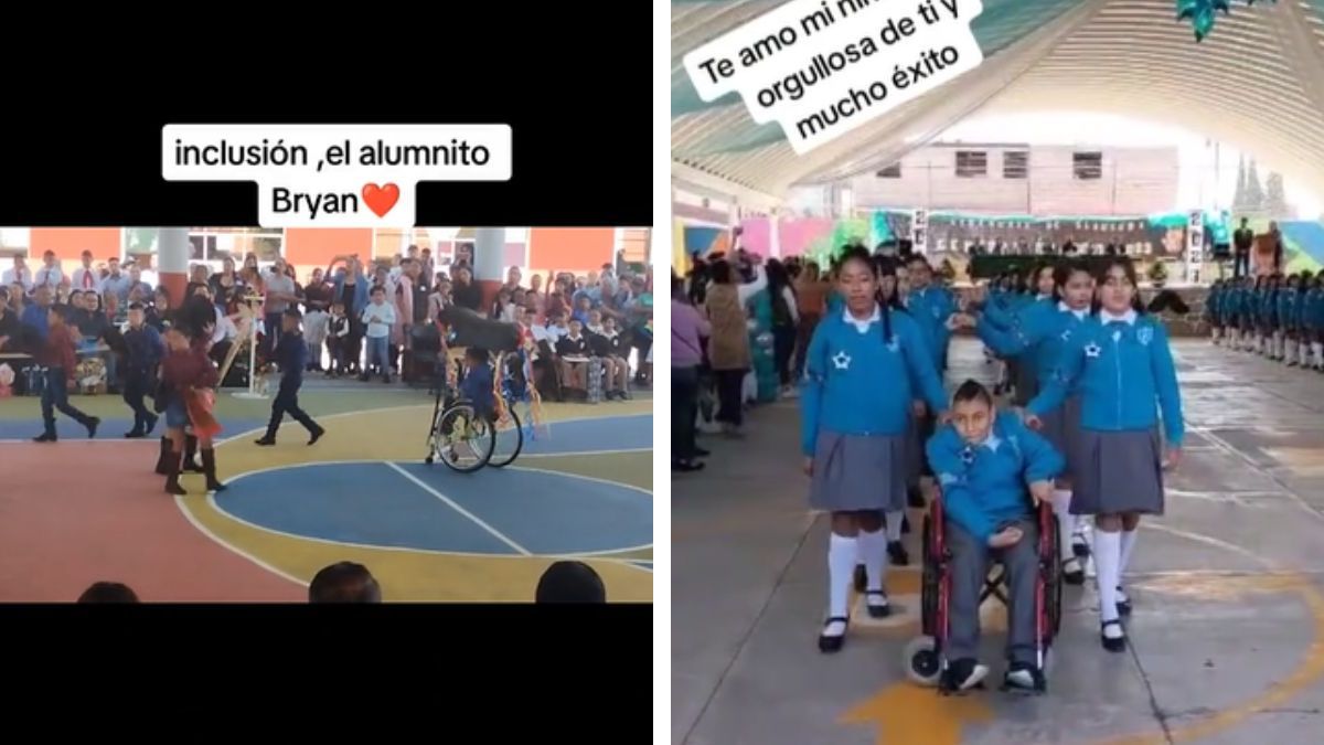 ¡Adaptan silla de ruedas como un toro! Emotivas muestras de inclusión en bailes de festivales escolares