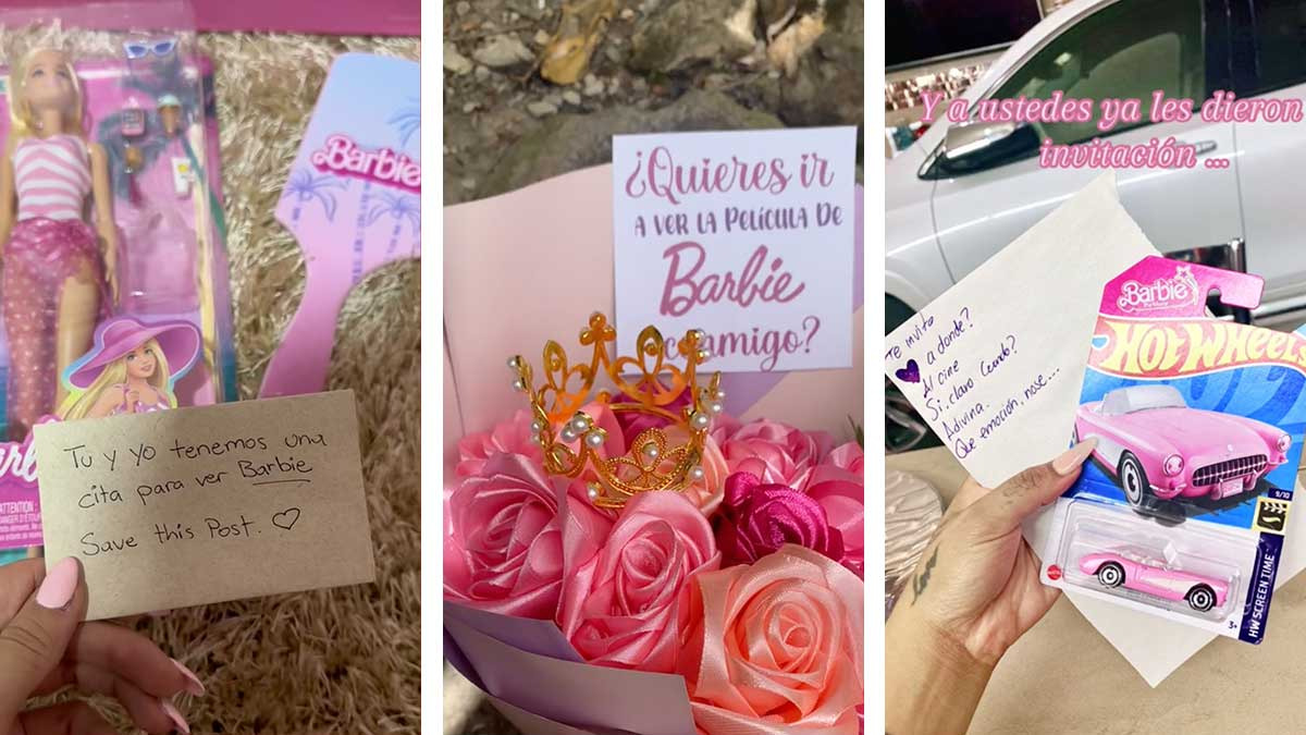 Se viraliza en TitkTok original forma de invitar a novias a ver la película de Barbie