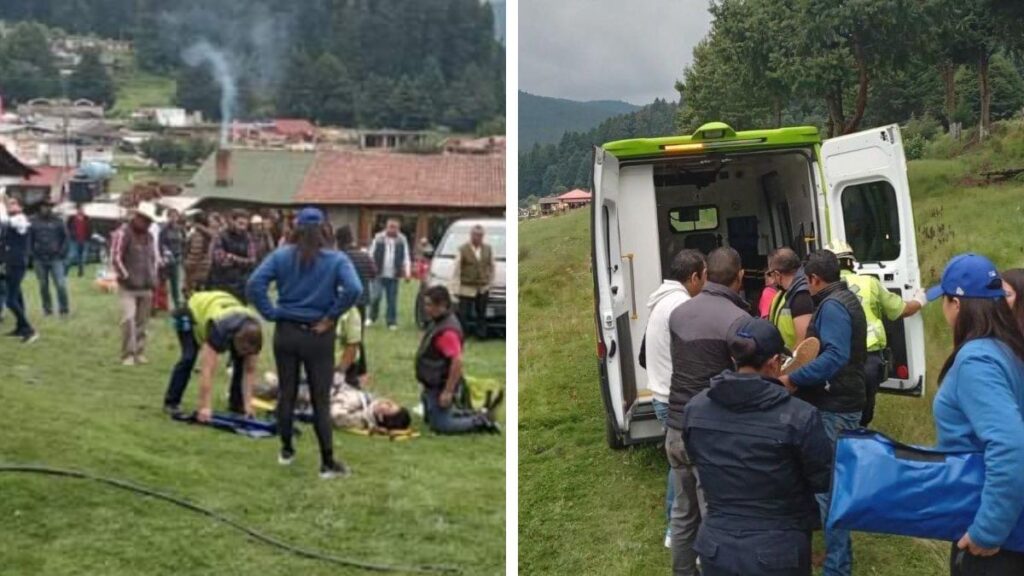 Joven cae de tirolesa en La Marquesa