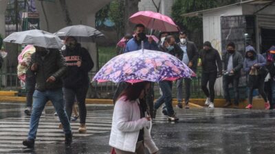 Lluvias fuertes en ciudad de México