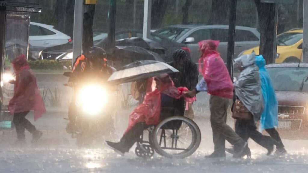 Lluvias muy fuertes en México