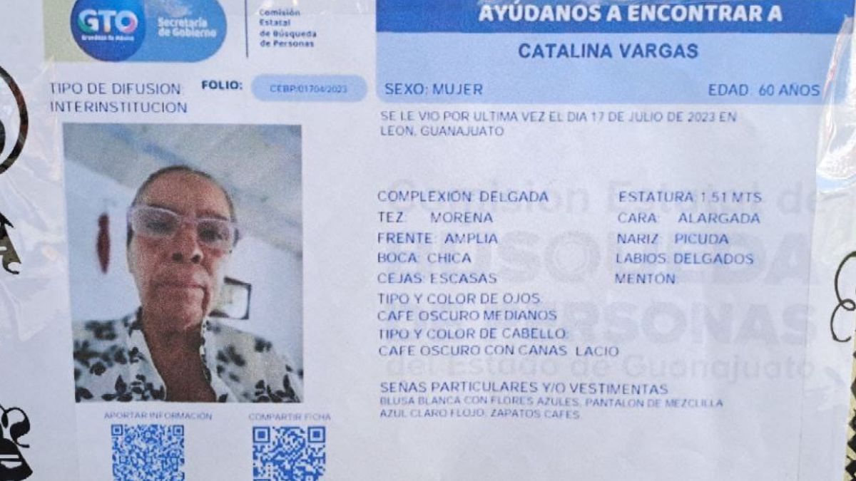 Localizan con vida a Catalina Vargas, madre buscadora de Guanajuato