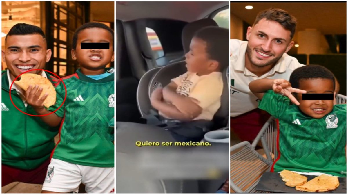 ¡Le regalaron sus quesadillas! Selección Mexicana da uniforme a niño etíope que quiere ser mexicano