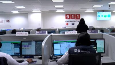 Centro de mando del 911 en la CDMX