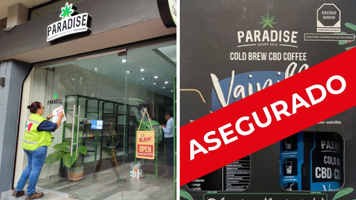 Cofepris asegura casi 2 mil productos derivados de la marihuana de la empresa Paradise