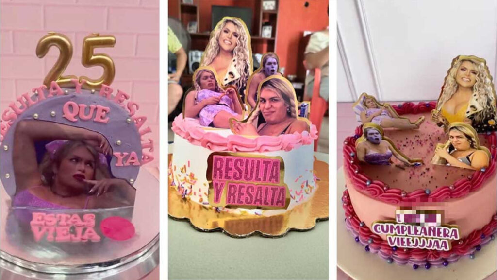 Pastel de Wendy Guevara para cumpleañeras “viejaaaas” se hace viral en