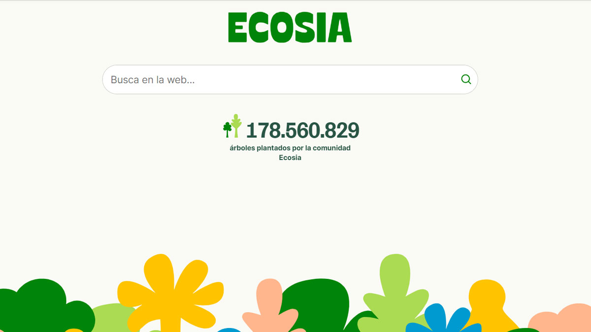 Ecosia, el buscador que por cada búsqueda ayudas a salvar el planeta