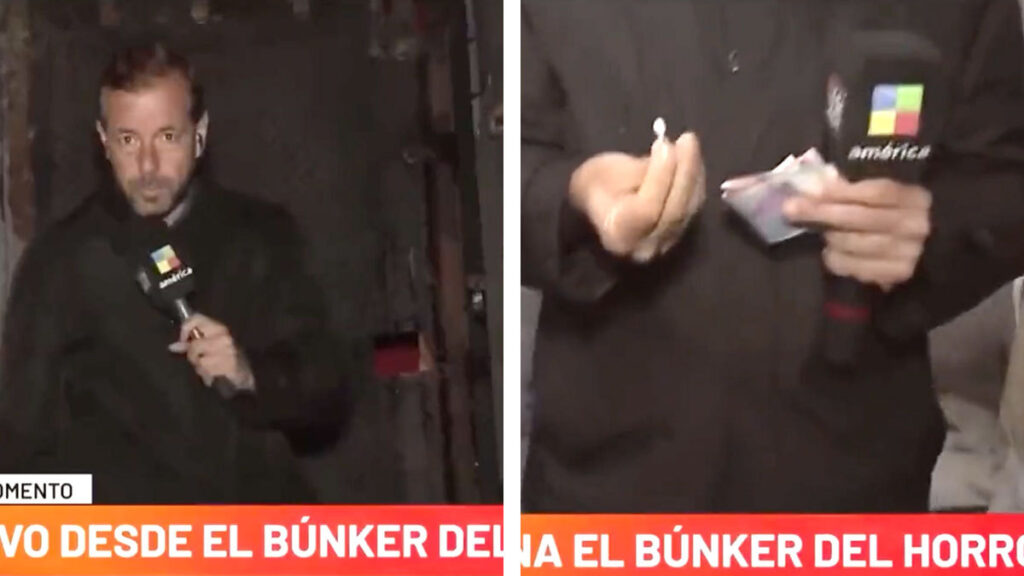 ¡Tiene agallas! Reportero compra droga durante transmisión en vivo en TV de Argentina