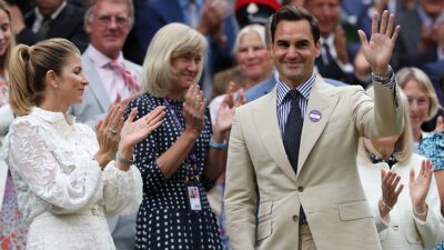 Roger Federer: suizo recibe una cálida recepción en Wimbledon