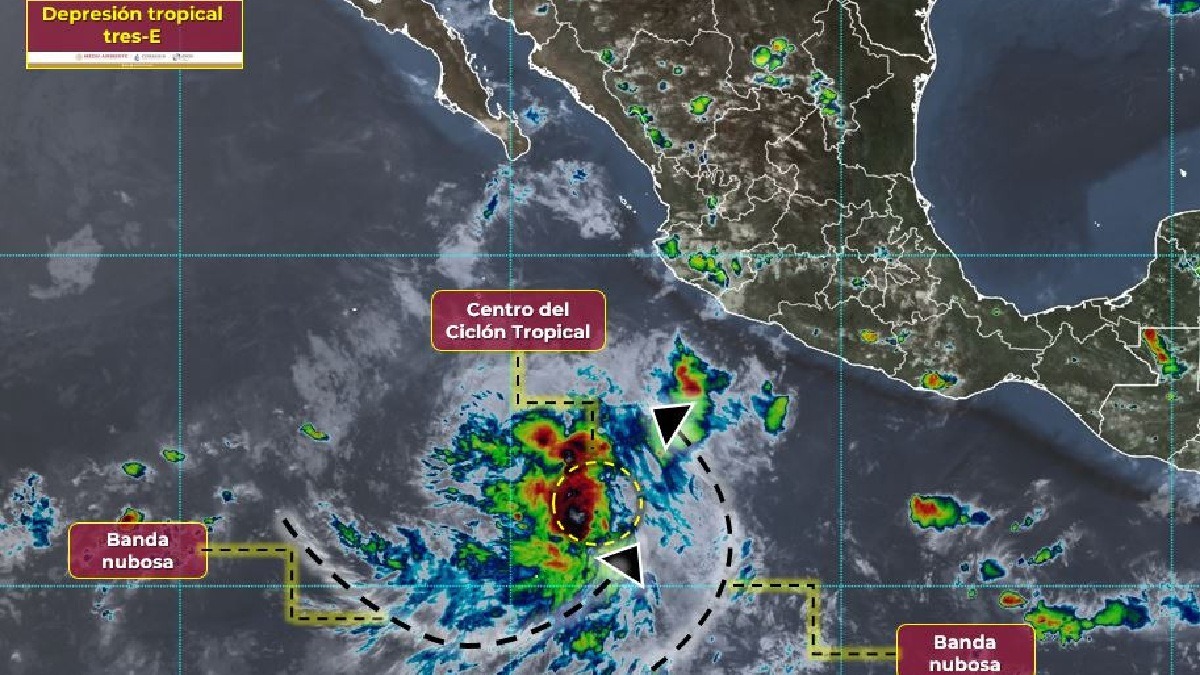 Se Forma Depresión Tropical Tres E En El Pacífico Sería Huracán Calvin El Viernes Unotv 