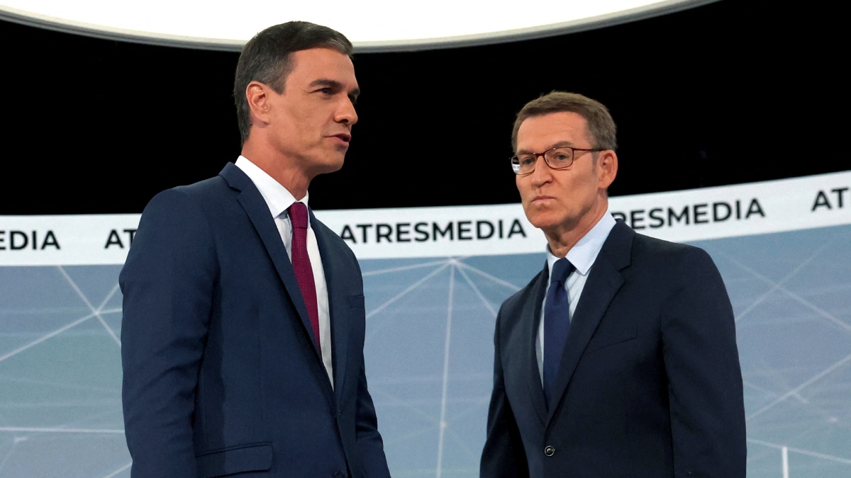 Conservadores ganaron el debate contra Pedro Sánchez de cara a elecciones generales en España