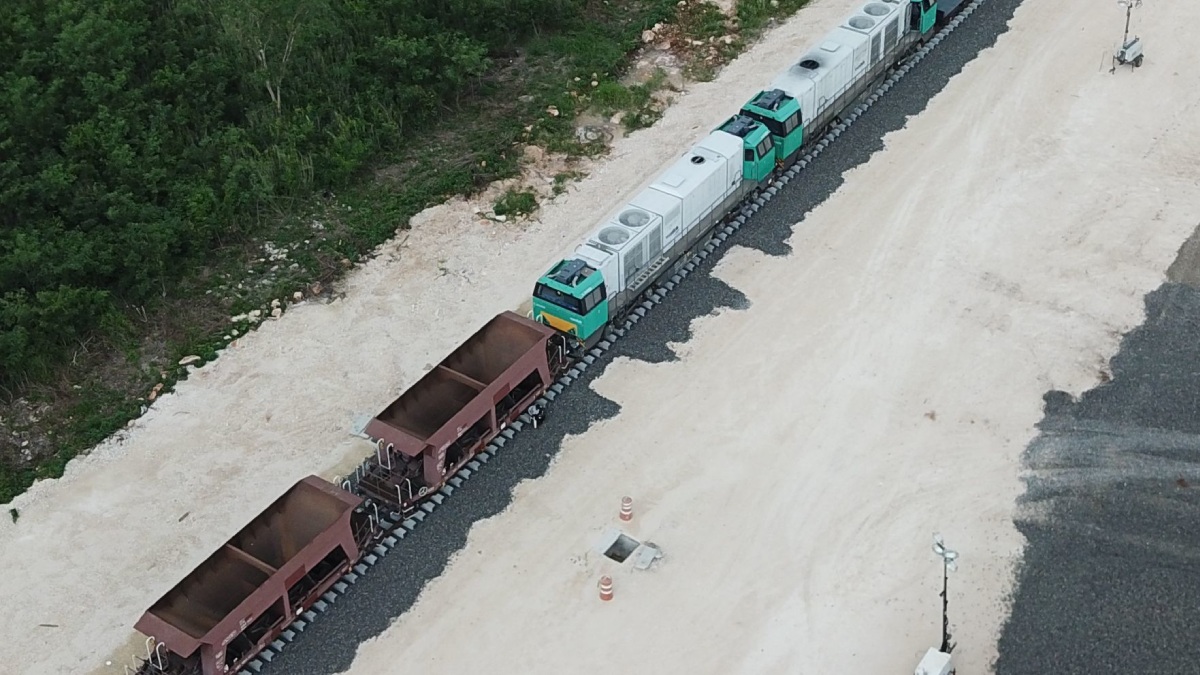 Sale Primer Tren Maya Con Cuatro Vagones Arranca De Ciudad Sahagún A