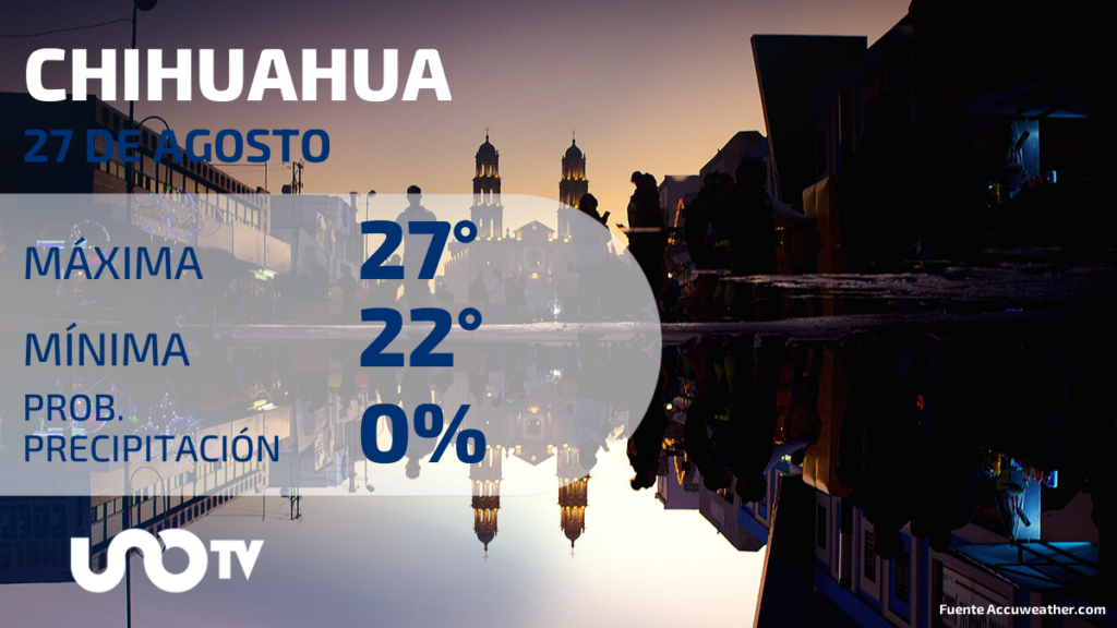 No se pronostican lluvias para Chihuahua.