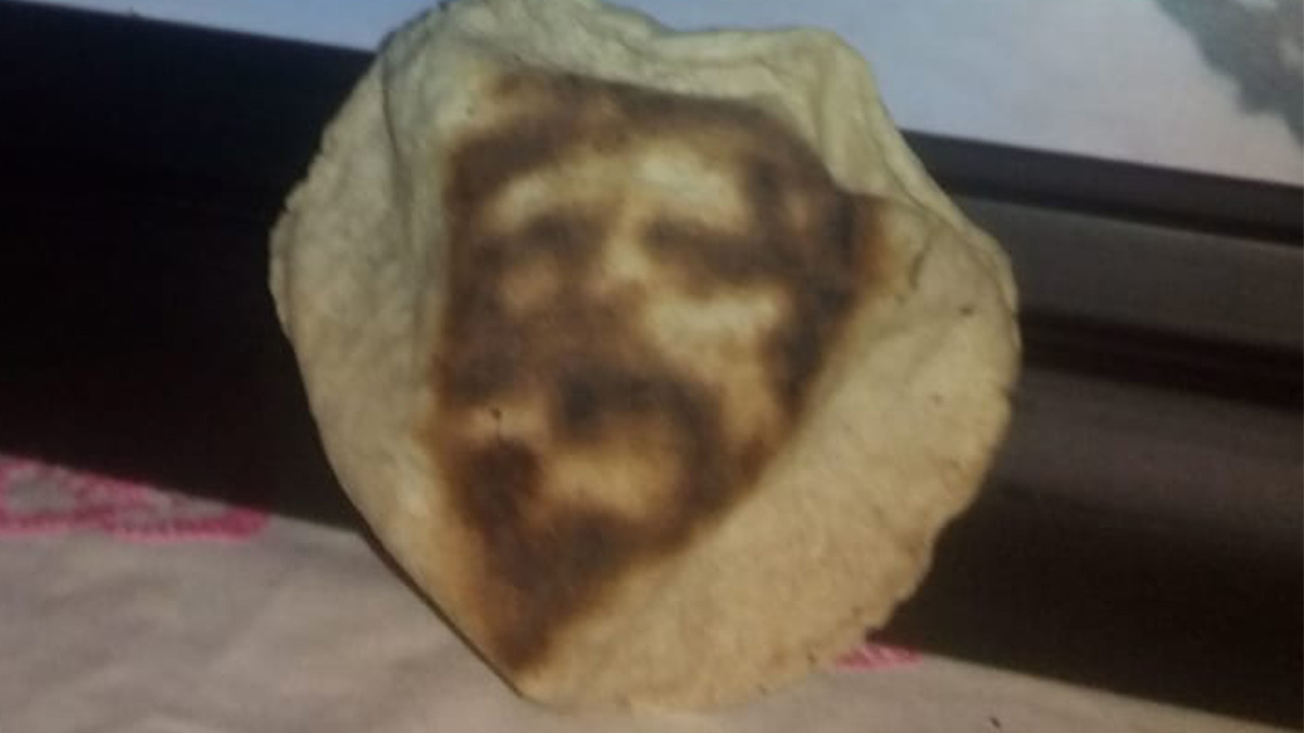 ¿Aparece supuesta imagen de Jesús en una tortilla?       
