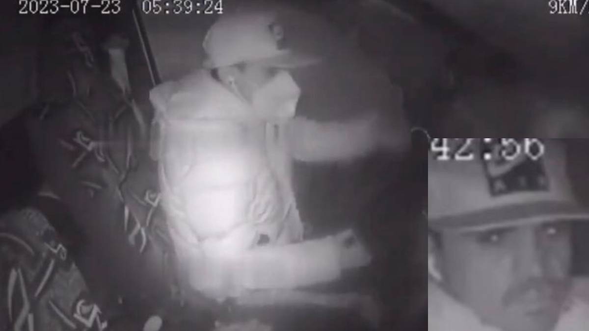 “Bájense todos”: se roban combi en Ixtapaluca y quedan grabados en video