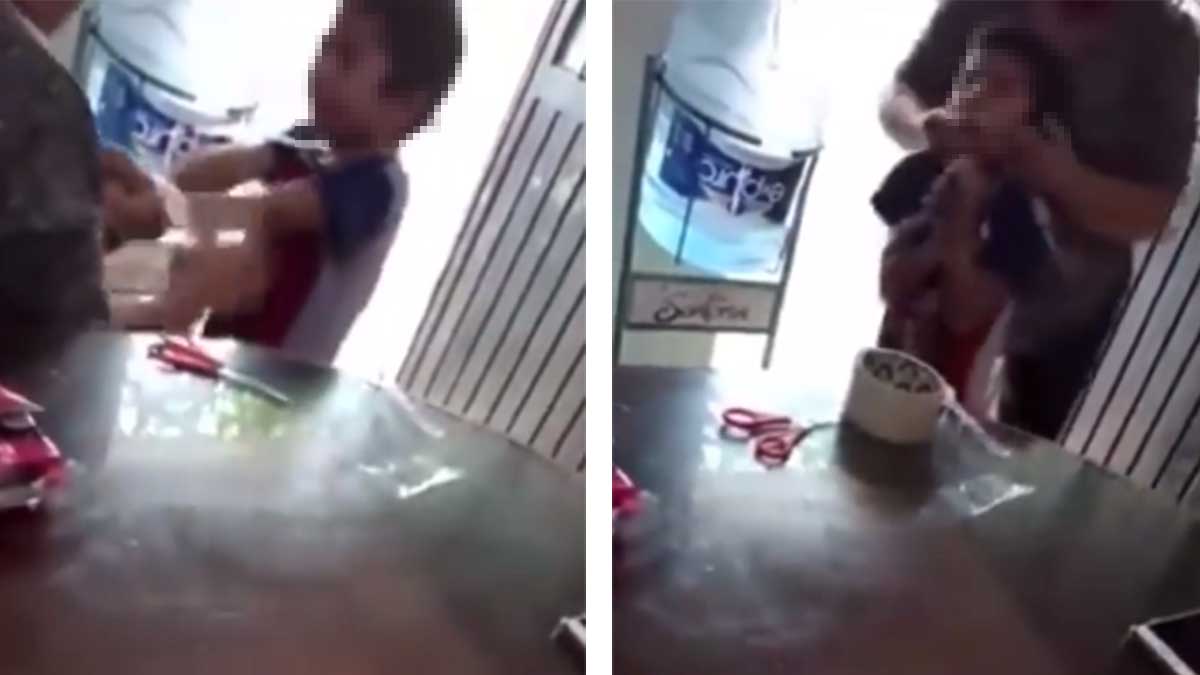 Mujer golpea a su sobrino autista en Tepic, Nayarit, y queda grabada
