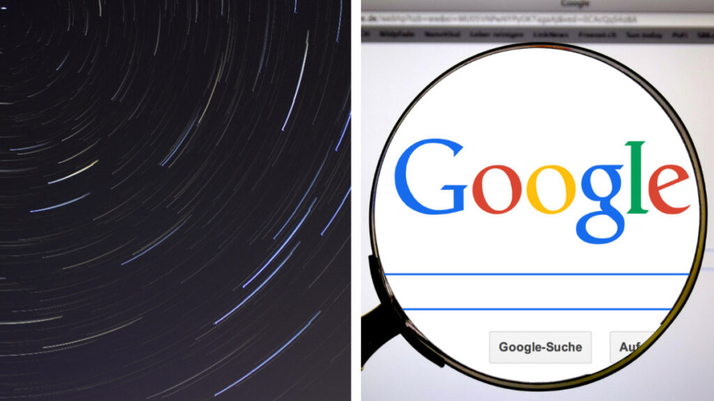 ¿Qué pasa si buscas "lluvia de estrellas" en Google?