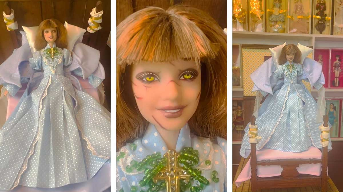 Barbie exorcista conoce esta aterradora versión de la famosa muñeca