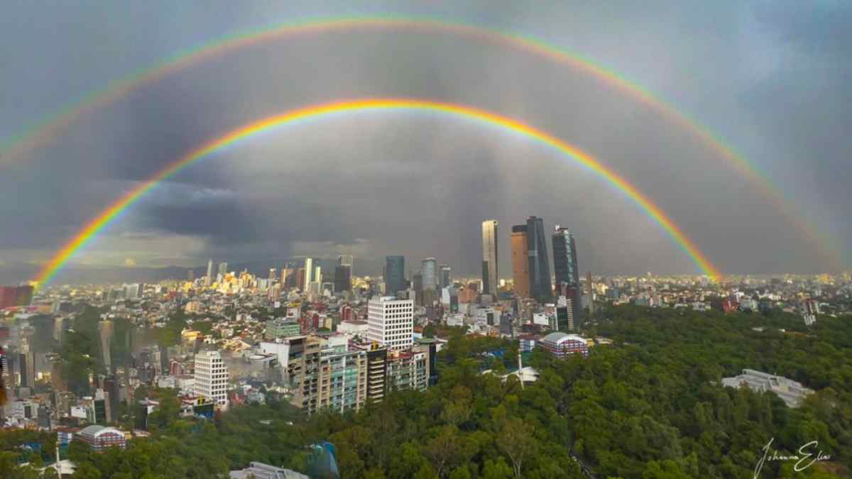 Doble Arcoíris Pinta La Cdmx ¿por Qué Sucede Este Fenómeno Imágenes Del Fenómeno Unotv 5689