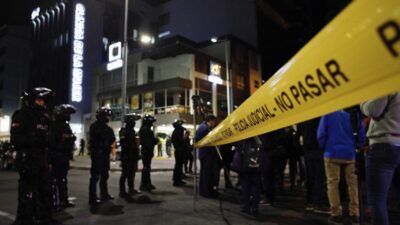 Operativo tras el asesinato del candidato presidencial de Ecuador