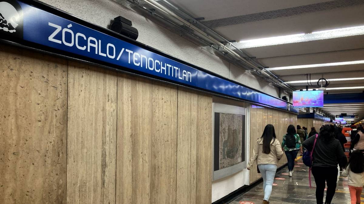 Amanece cerrada la estación Zócalo del Metro: alternativas para llegar al centro de la CDMX