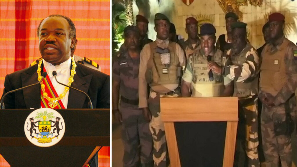 Militares dan golpe de Estado en Gabón, África, y ponen al presidente en arresto domiciliario