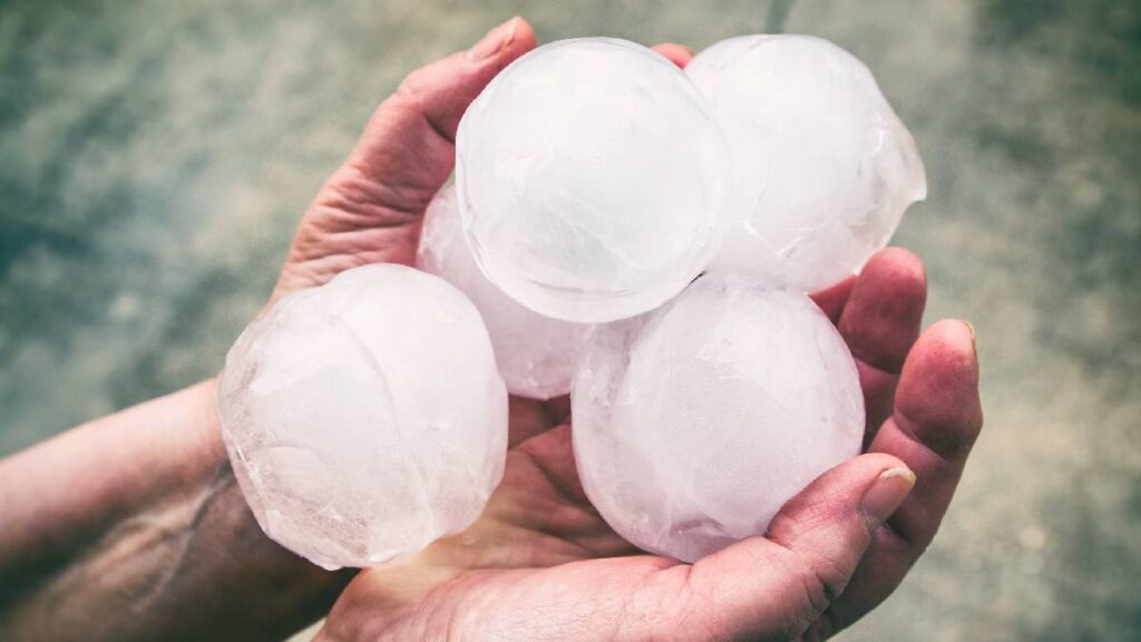 Granizo de gran tamaño