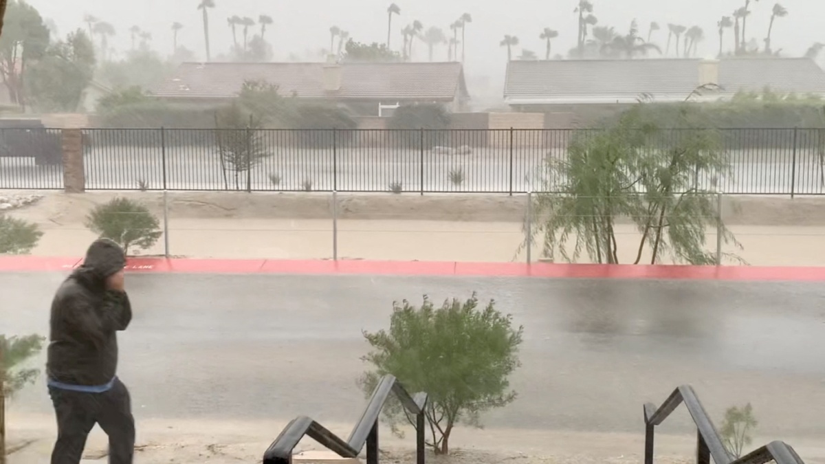 Hilary, primera tormenta tropical en Los Ángeles en 84 años, azota el sur de California