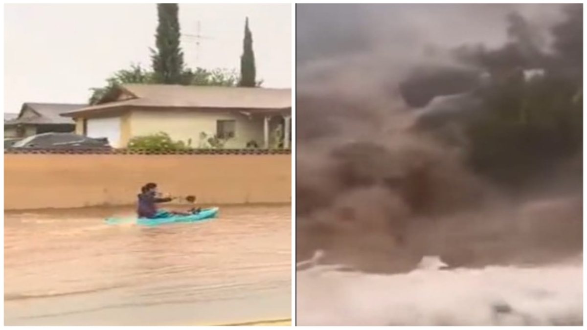 Hilary deja inundaciones y suspensión de clases en Baja California