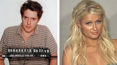 Paris Hilton y Hugh Grant: fotos policiales de los famosos