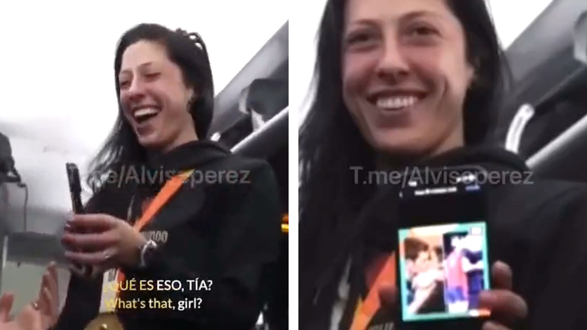 Video inédito de Jenni Hermoso y las jugadoras de España tras el beso de Luis Rubiales