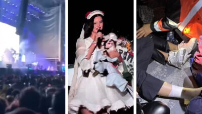 La caída masiva durante concierto de Lana del Rey en CDMX: no se sabe qué pasó