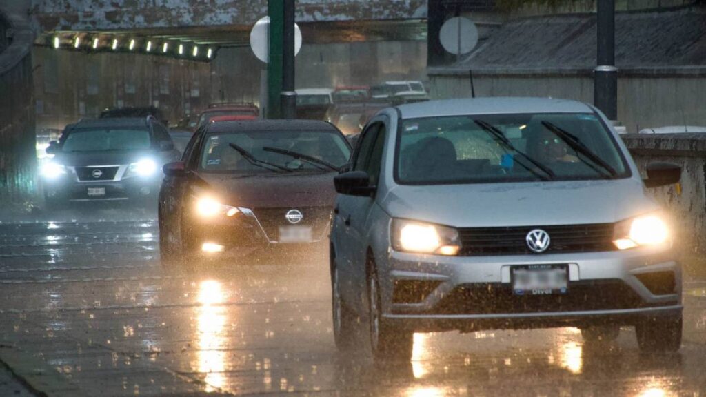 Lluvias y chubascos en la CDMX