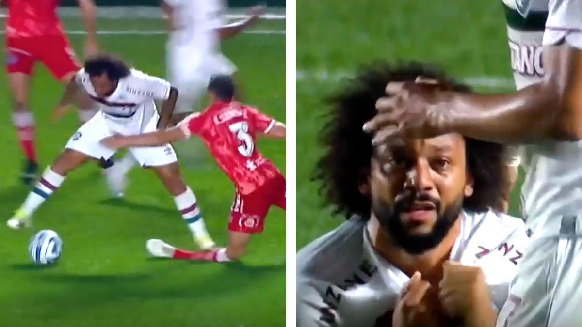 Marcelo provoca escalofriante lesión de Luciano Sánchez ve video