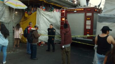 Mercado Sonora: incendio consume puesto semifijo