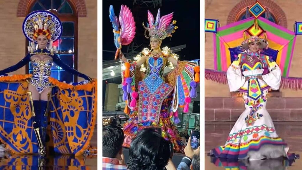 Hermosos trajes típicos sorprenden en pasarela de Mexicana Universal 2023