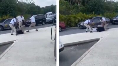 Pelea Taxistas Aeropuerto Cancún