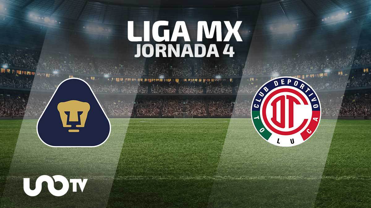Pumas vs. Toluca: cuándo y dónde ver el partido de la jornada 4 del Apertura 2023