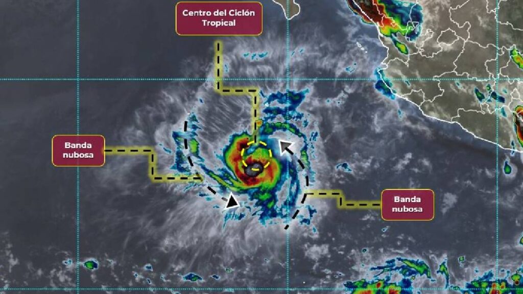 Dora es huracán categoría 1