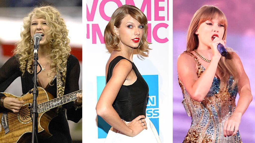 Taylor Swift Evolucion Looks Eras