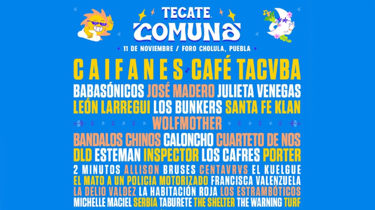 Festival Comuna 2023: cartel, precios y cómo comprar los boletos