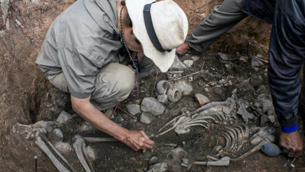 Hallan tumba de sacerdote de 3 mil años de antigüedad en Perú