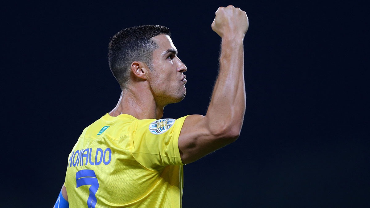 Cristiano Ronaldo explota en encuentro contra el Shabab Al-Ahli