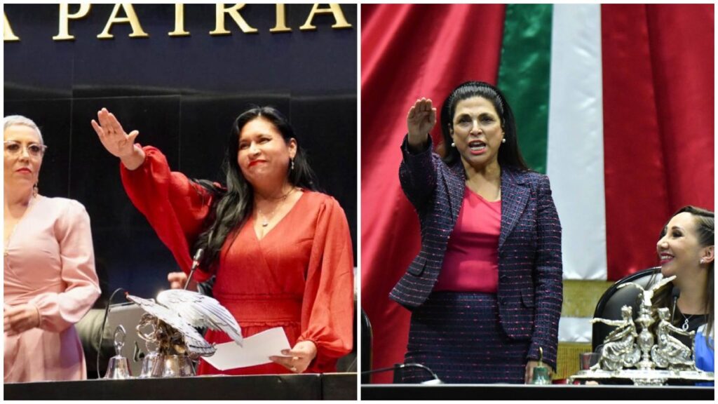 Ana Lilia Herrera y Marcela Guerra toman protesta como presidentas de la Mesa Directiva del Senado y San Lázaro