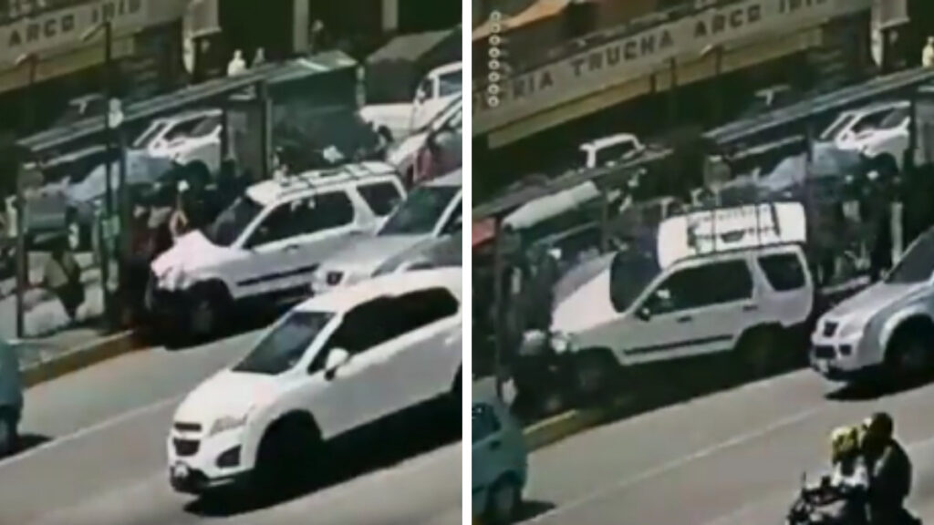 Automovilista arrolla a 10 personas en Puebla