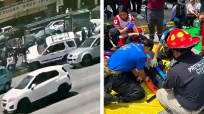 Hombre cafre arrolla a 10 personas en un paradero del Mercado Independencia en Puebla